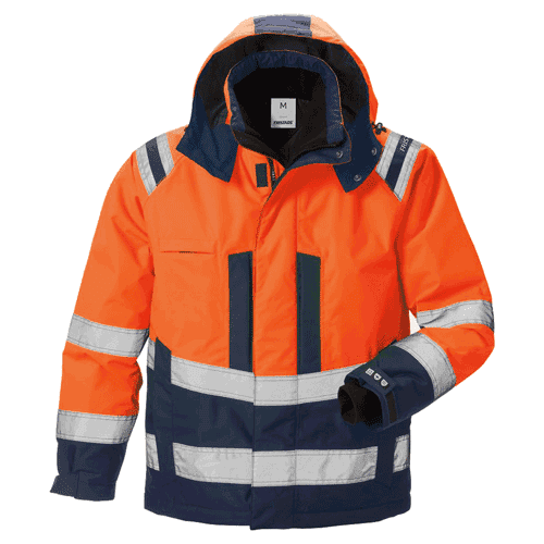 Fristads High Vis Airtech® winter jacket 4035 GTT - orange/blue