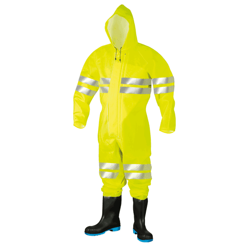 Dolfing high-visibility wading overall with S5 boots