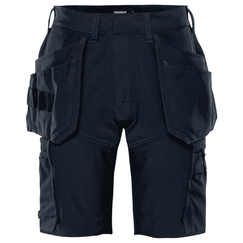 Fristads short work trousers stretch 2598 LWS - dark navy blue