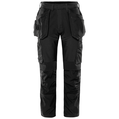 087168 FRI werkbroek stretch 2596 zwart 54