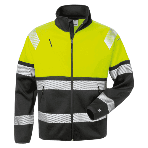 Fristads High Vis sweat jacket 4517 SSL - yellow/black