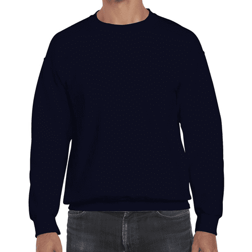 089997 GIL sweater r.hals dryblend navy L