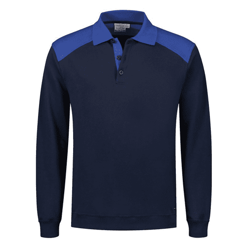 Santino polosweater Tesla - real navy/royal blue