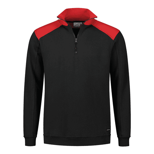 Santino zipsweater Tokyo - black/red