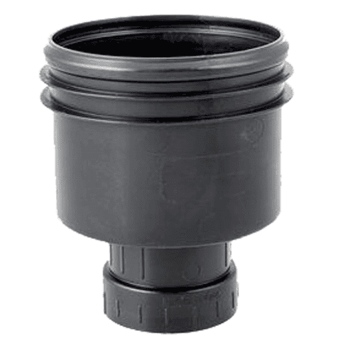 Dyka douchesifonpot PP+ zwart