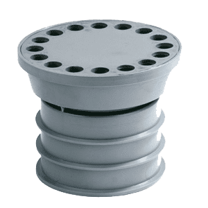 PVC balcony drainage set