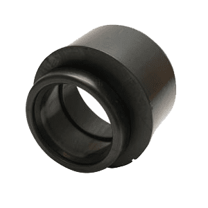 Pipelife PP eccentric reducer insert ring socket-spigot, black / brown