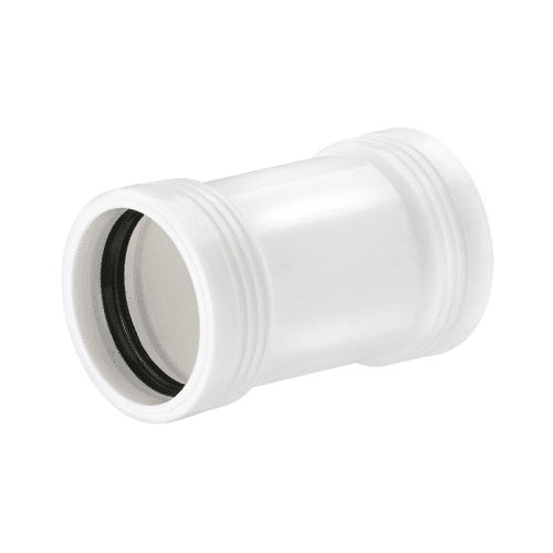 Wafix PP push-fit coupling, 40 mm (white)