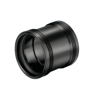 Wafix PP push-fit coupling, 40 mm (black)
