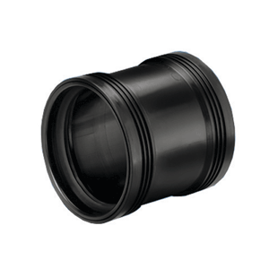 Wafix PP slip coupling, 40 mm (black)