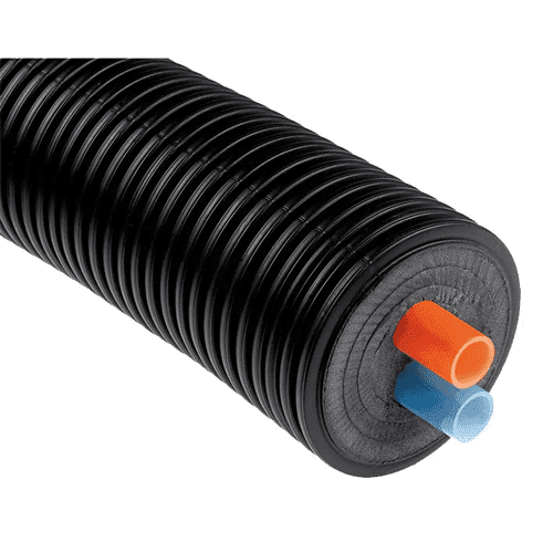 Terrendis pre-insulated double heating pipe