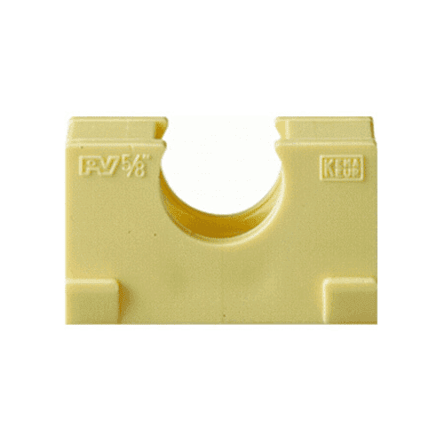 Polfix clip for flexible conduit, 19 mm, cream