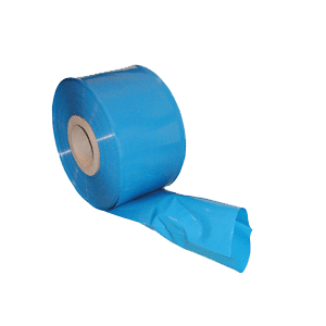 Tijdelijke HWA, PE slang blauw 80/100mm