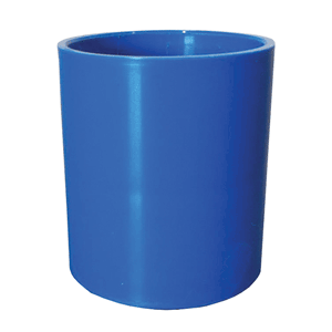 130957 PVC lijmmof 50mm blauw