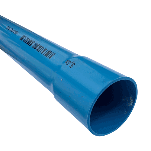 130961 PVC tube+solv blue 50x1,8mm L=5