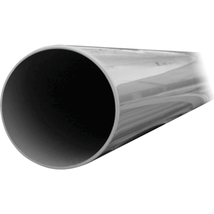 Agricultural pipe, length 1 meter, dark grey