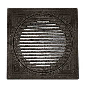 Cast iron manhole cover, Ø 400 mm open grate DRWA (combined sewer)