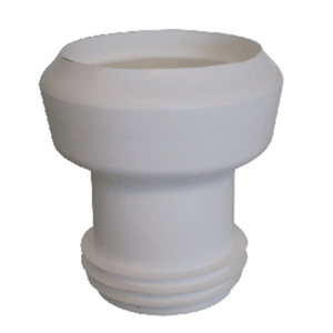 Toilet waste cuff high model, 135 mm