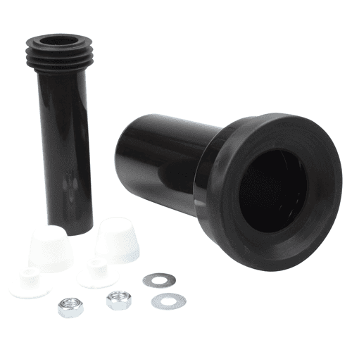 Standaard aansluitset recht voor toilet