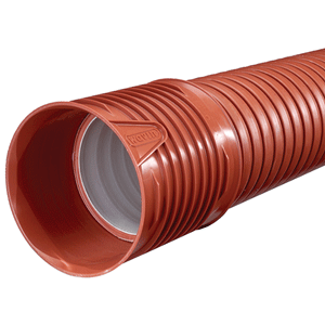 X-stream PP pipe, brown