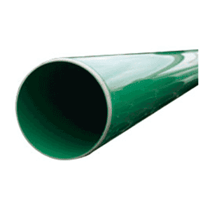 Pipelife PVC pipe and socket SN 8, length 5 metres, green