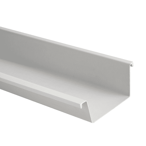 152501 Poly gutter 170 lightgrey L=6m