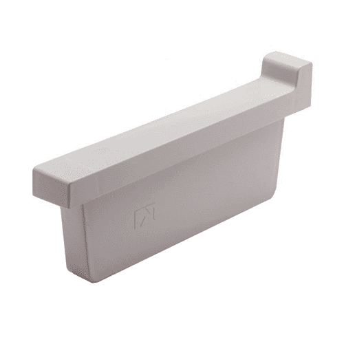 152512 Poly end piece 120 right lightgrey