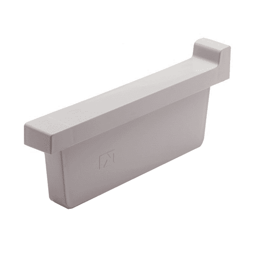 152514 Poly end piece 205 right lightgrey