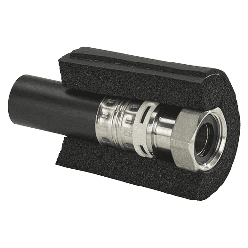 GF COOL-FIT 2.0 transition coupling PE/Stainless steel, with loose swivel