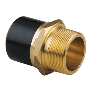 GF PE 100 transition adapter PE/brass threaded adaptor