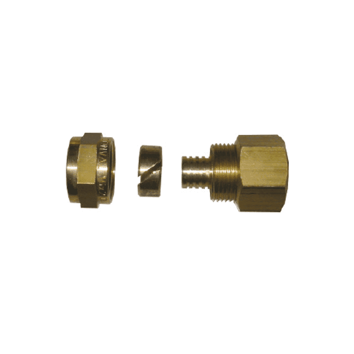 Conval WaVe coupling, brass, female threaded