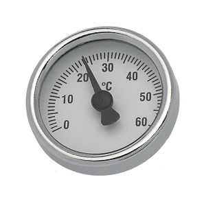 Wavin thermometer voor RVS kogelkraan