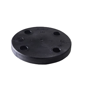 PP steel blind flange, bore - PN 10 / PN 16