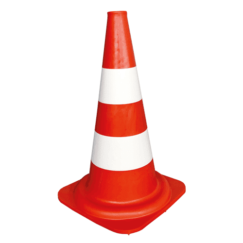 180158 Traffic cone PVC 500mm 1 part