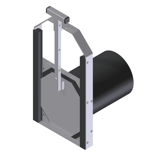 183252 KWT handvalve spie end 110mm