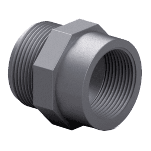 PVC pressure pipe thread reducer