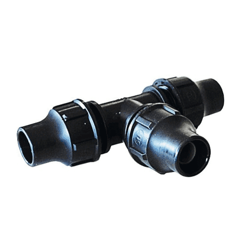 BER compression connector, Tee