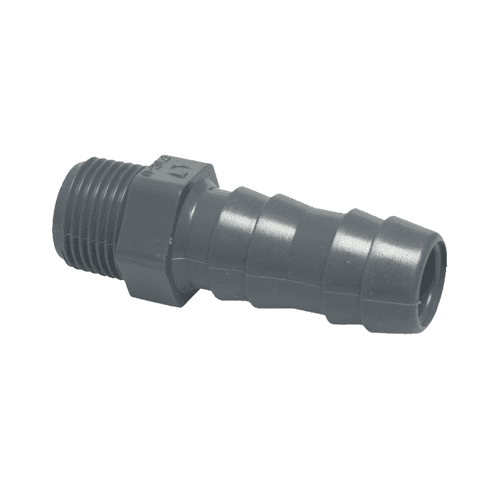 PVC pressure pipe hose barb PN10, 1/2" x 18 mm