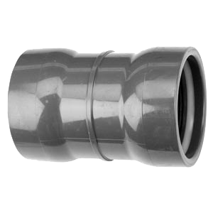 PVC press. pipe push-fit coupling, 160 mm