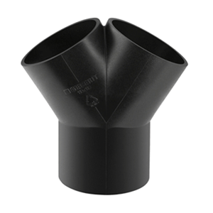 Geberit PE double Y-branch fitting 60°