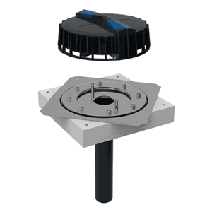 Geberit Pluvia outlet clamp for roof membrane