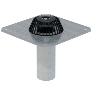 Geberit rainwater drainage outlet for bitumen roof, 90 mm