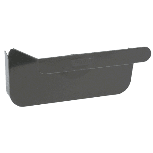 190255 WAV PVC boxgutter endcap R 187mm