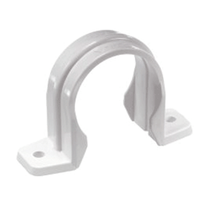 208103 PVC saddle 32mm wit