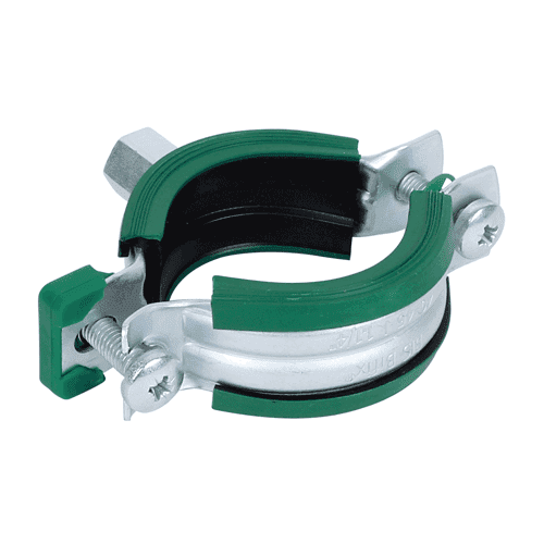 Bifix® G2 BUP1000 pipe clamps with liner, two screw model, M8/M10