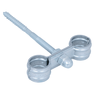 Double wall clamp, with pin