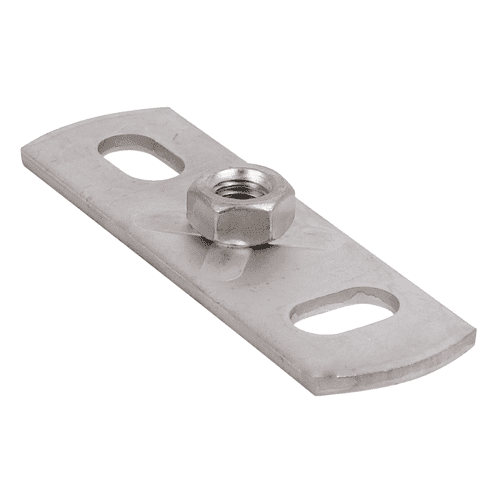 WM wall plate stainless steel heavy