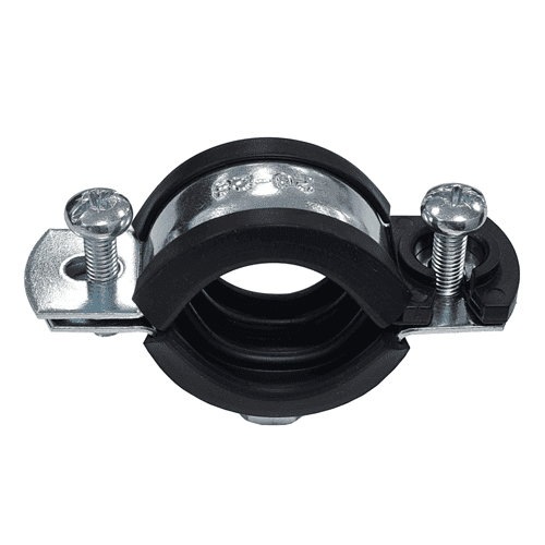 WaTech 2-screw clamp with liner, M8