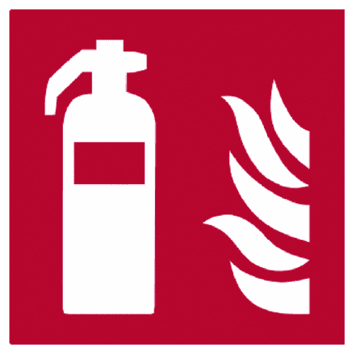 Ajax extinguisher/flame sticker
