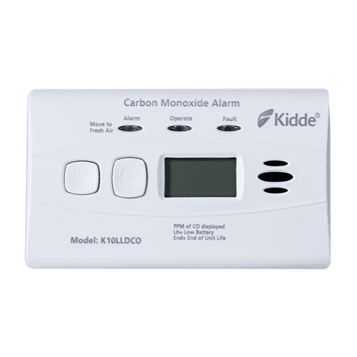 285204 Kidde CO-melder, 3V+dig.display wit